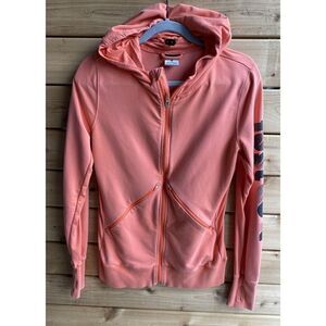 Nike (Just Do It) Long Sleeve Accented Back Full Zip Sweatshirt